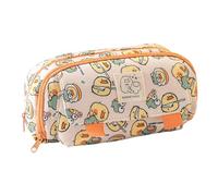 Adorable trousse à crayons en forme d'animal - Grande capacité - Pour gommes, marqueurs, ciseaux, stylos, Jaune canard