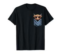 Adorable Vache écossaise des Highlands pour Les Amoureux des Animaux de la Ferme T-Shirt