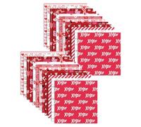 Adorable Valentines Day Pattern Paper, Love Heart Craft Paper, 24 Pieces Specialty Paper Pink Valentine Scrapbook Paper, Cardstock décoratif, Double Sided Cardstock Paper Heart Craft for Birthday
