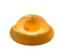 Adorable Veilleuse Canard Plat Pour Enfants ¿ Rechargeable Par Usb, Luminosité Réglable, Idéale Pour L'heure Du Coucher Et La Décoration