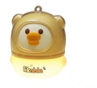 Adorable veilleuse en forme d'animal portable USB LED lampe de table à intensité variable lumière douce pour chambre de bébé enfant chevet 6 cm (2)