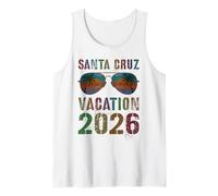 Adorable Voyage de Natation avec Inscription « Santa Cruz Vacances 2026 » Débardeur