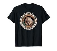 Adorable Wombat Respect The Burrow Fear The Square Poop Drôle T-Shirt