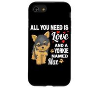 Adorable Yorkie nommé Max pour Yorkshire Terrier Coque pour iPhone SE (2020) / 7 / 8