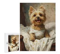 Adorable Yorkshire Terrier in Bed Puzzle 500 Pièces Educa Jouet en Bois Cadeau Unique Décoration Intérieure Jeu Éducatif Challenge Toy Adultes Et Enfants À Partir De 14 Ans 500 PCS