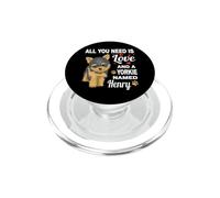 Adorable Yorkshire Terrier nommé Henry pour Yorkshire Terrier PopSockets PopGrip pour MagSafe