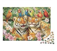 Adorables Animaux, Jeu éducatif, défi, Jouets, Cadeaux, Puzzles pour Adultes et Enfants de 14 Ans et Plus, 300 pièces (40 x 28 cm)