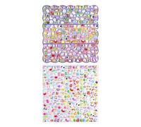 Adorables autocollants de dessin animé réutilisables pour bouteille d'eau, carnet de notes, scrapbooking, scrapbooking