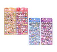 Adorables autocollants en forme de puff pour enfants, garçons et filles, réutilisables pour coques de téléphone portable, ordinateurs portables, adorables autocollants pour adultes faits à la main