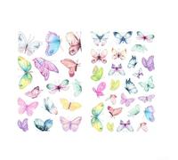 Adorables autocollants muraux sur le thème des papillons adaptés à tout environnement domestique