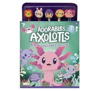 Adorables axolotls: Bloc de coloriage et activités