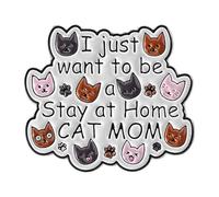 Adorables badges en forme de chats de dessin animé, accessoires légers, broches pour animaux de compagnie, broches pour tenues quotidiennes, badges d'animaux aux couleurs vives, taille unique, Comme