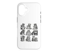 Adorables Chatons en Forme de Boulanger avec de la Farine, Design de Cuisine Coque pour iPhone 16