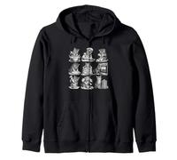 Adorables Chatons en Forme de Boulanger avec de la Farine, Design de Cuisine Sweat à Capuche