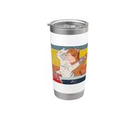 Adorables chatons en forme de chat en titane. Gobelet isotherme en acier inoxydable double paroi