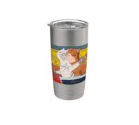 Adorables chatons en forme de chat en titane. Gobelet isotherme en acier inoxydable double paroi