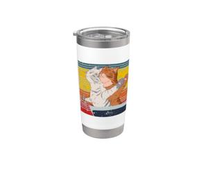 Adorables chatons en forme de chat en titane. Gobelet isotherme en acier inoxydable double paroi