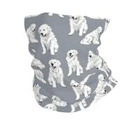 Adorables Chiens De Race Grand Pyrénéen Gris Homme Femme Cache Cou Multifonctionnel Tour De Cou Léger Snood pour Pêche Moto Été Voyage