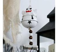 Adorables décorations à suspendre en résine pour sapin de Noël, fantôme blanc, décoration amusante pour Noël, Halloween, cadeaux de Noël pour la famille et les amis