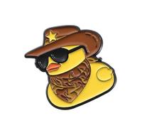 Adorables designs de canard Broche en métal Fun Duckling Broche Craetive Badge Pin Parfait pour ajouter une touche de décapage Ébauche Coloré Canard Appel Pin, taille unique, Comme décrit