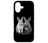 Adorables Lapins Jumeaux Amis Lapins Coque pour iPhone 17