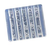 Adorables Lapins Ongles Modèle D'art Moule En Silicone Bijoux De Fabrication D'accessoires Adapté À L'artisanat Et Manucures Silicone Nail Art De Lapin