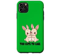 Adorables lapins trop mignons à entretenir Coque pour iPhone 11 Pro Max
