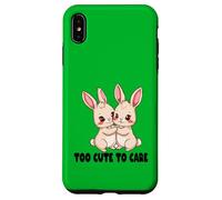 Adorables lapins trop mignons à entretenir Coque pour iPhone XS Max
