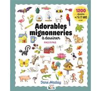 Adorables mignonneries à dessiner pas à pas - Jane Maday - De Saxe Eds - broché - Document jeunesse