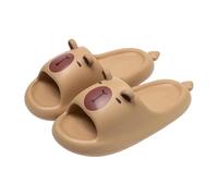 Adorables Pantoufles à Motifs Animaux représentant Une Famille de Dessins animés, pour Un Confort Optimal à l'intérieur. (Brown, 39)