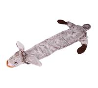 Adorables peluches ¿¿ macher pour chiens - Peluche r¿¿sistante en forme de loup, lapin et canard, id¿¿ale pour l'hygi¿¿ne dentaire.