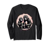 Adorables petits gorilles - Pour les fans de primates Manche Longue