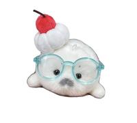 Adorables phoques mignons en peluche à câliner garni de coton, solitude, confort pour les filles, les tout-petits, les chambres d'enfants, les phoques en peluche, doux et douillet, décoration de