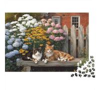 Adorables Puzzles de Chat extrêmement stimulants, Parfaits pour Passer Le Temps, renforcer Les Liens, adaptés à Tous Les âges, 500 pièces (52 x 38 cm)