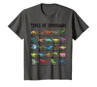 Adorables types de dinosaures paléontologue d'identification des dinosaures T-Shirt