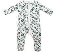 AdoraCub Pyjama bébé zippé en Coton Biologique et Bambou, vêtements de Nuit pour bébé Super Doux pour garçons et Filles | Coffret Cadeau Inclus | Coupe Extensible, Pieds et Poignets repliables