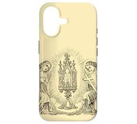 Adoration Angels Vintage Traditionnel Catholique Sainte Eucharistie Coque pour iPhone 17