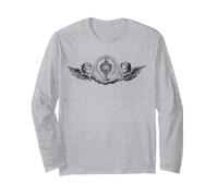 Adoration Angels Vintage Traditionnel Catholique Sainte Eucharistie Manche Longue