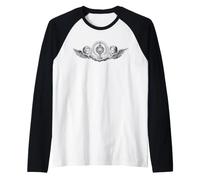 Adoration Angels Vintage Traditionnel Catholique Sainte Eucharistie Manche Raglan