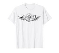 Adoration Angels Vintage Traditionnel Catholique Sainte Eucharistie T-Shirt Graphique avec Valeur