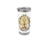 Adoration eucharistique du Saint Sacrement Vintage Catholique Gobelet isotherme en acier inoxydable double paroi
