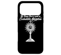 Adoration eucharistique Miracles Ministère Prières Happy Hour Coque pour iPhone 17 Pro Max