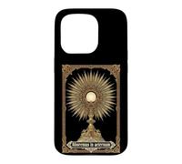 Adoration eucharistique Traditionnelle Latine Messe Catholique Coque pour iPhone 15 Pro
