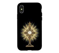 Adoration eucharistique Traditionnelle Latine Messe Catholique Coque pour iPhone X/XS