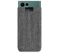 Adore June Business Housse Compatible avec Galaxy S25 Ultra / S24 Ultra / S23 Ultra / S22 Ultra, Pochette Établie Caractéristique Matériel avec Affichage Nettoyage Effet, Gris/Noir