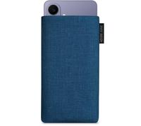 Adore June Classic Bleu-Océan Housse Compatible avec Samsung Galaxy S26 Plus, Pochette Établie Résistant Textile avec Affichage Nettoyage Effet