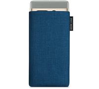 Adore June Classic Bleu-Océan Housse de Protection Compatible avec Pixel 7 Pro/Pixel 8 Pro, Pochette Établie Résistant Textile avec Affichage Nettoyage Effet