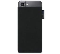 Adore June Classic Noir Housse de Protection Compatible avec Galaxy S21, Pochette Établie Résistant Textile avec Affichage Nettoyage Effet