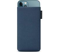 Adore June Classic Recycled Bleu Housse de Protection Compatible avec iPhone 13 Pro Max/iPhone 12 Pro Max, Tissu de R-PES Moderne et Durable. Fabriqué en Europe