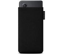 Adore June Classic Recycled Noir Housse de Protection Compatible avec Galaxy Z Fold 6 2024 / Fold 5 / Fold 4 / Fold 3 / Fold 2, Tissu de R-PES Moderne et Durable. Fabriqué en Europe